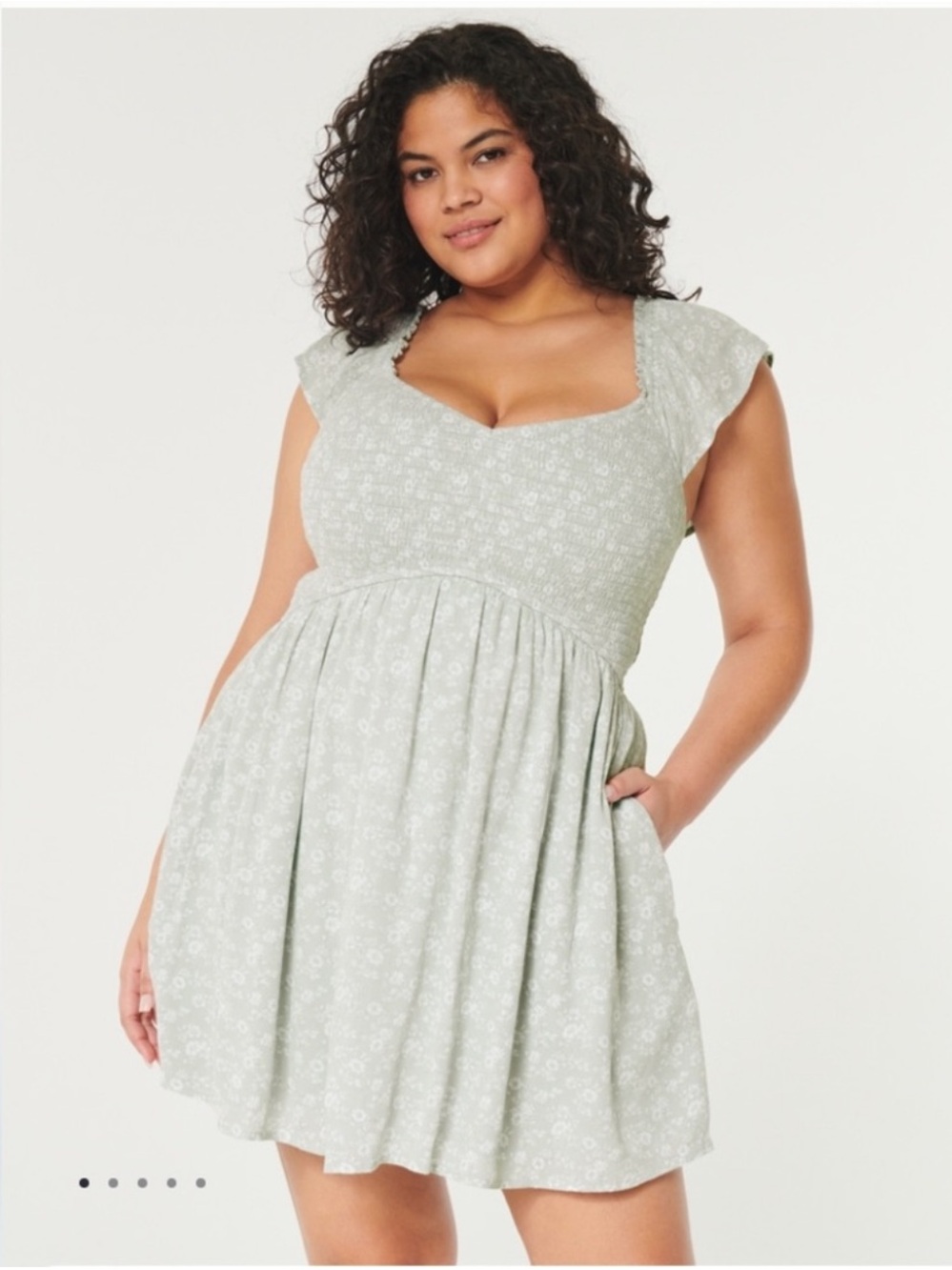 Hollister Floral Smocked Dress/Romper